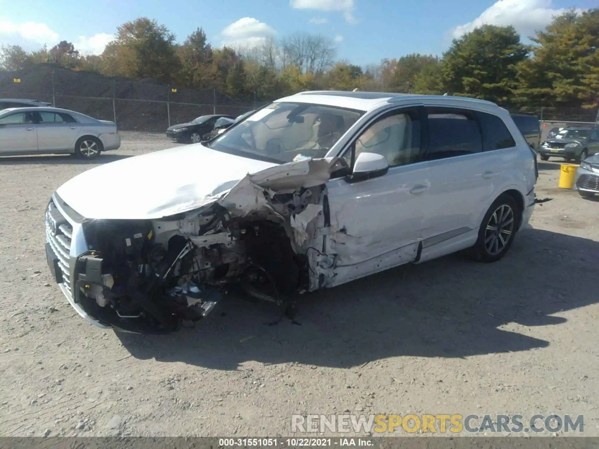 2 Photograph of a damaged car WA1LHAF76KD017682 AUDI Q7 2019