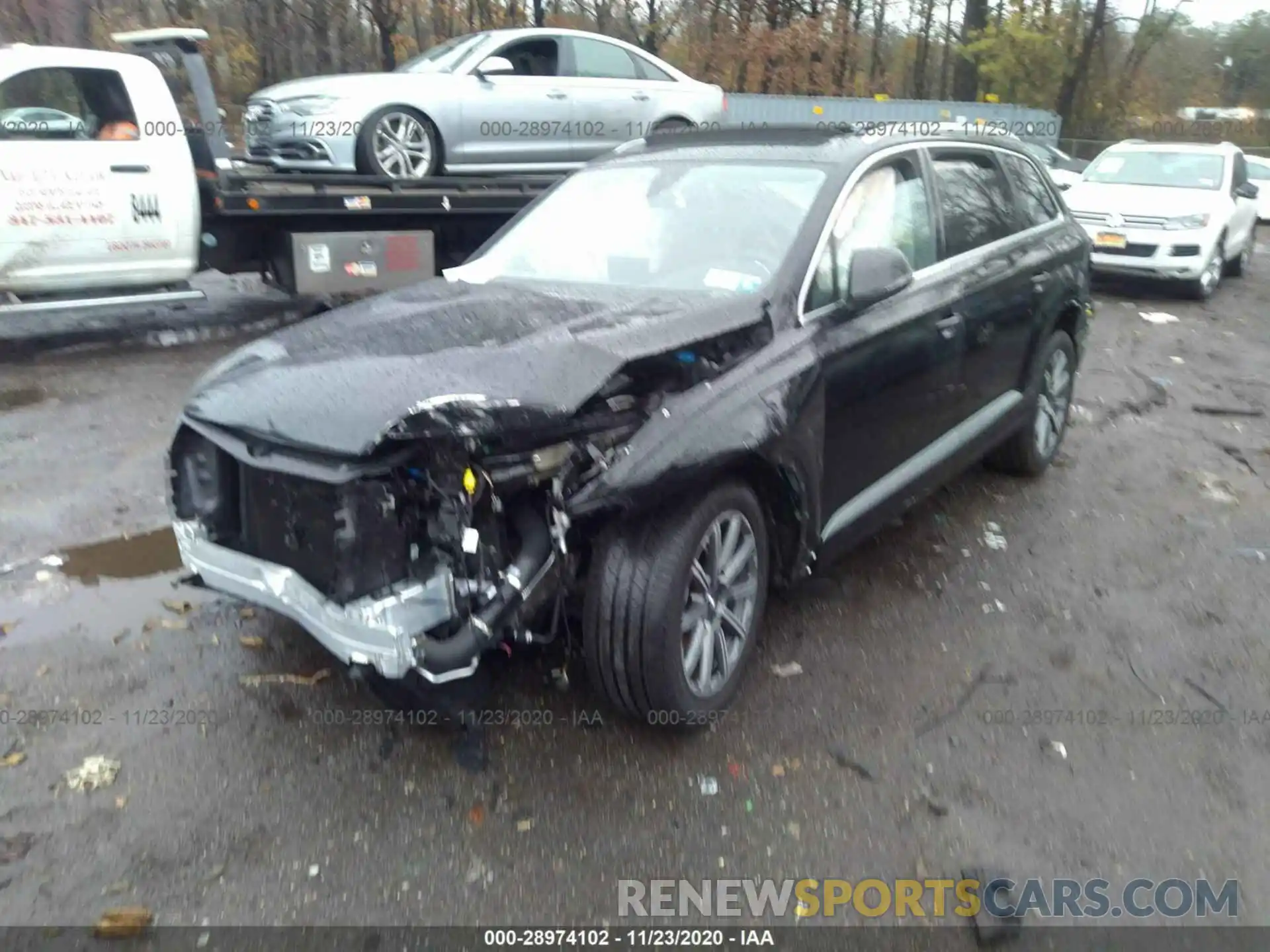 2 Фотография поврежденного автомобиля WA1LHAF76KD019254 AUDI Q7 2019