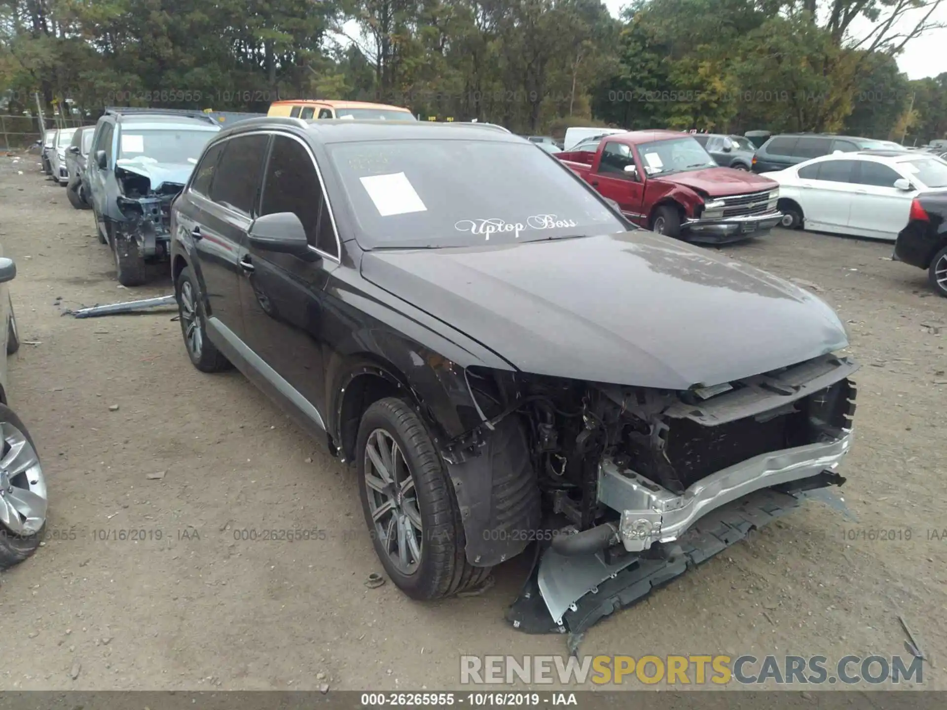 1 Photograph of a damaged car WA1LHAF76KD019416 AUDI Q7 2019