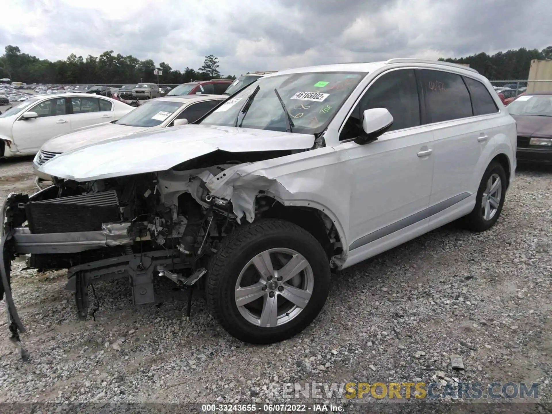 2 Photograph of a damaged car WA1LHAF76KD026852 AUDI Q7 2019