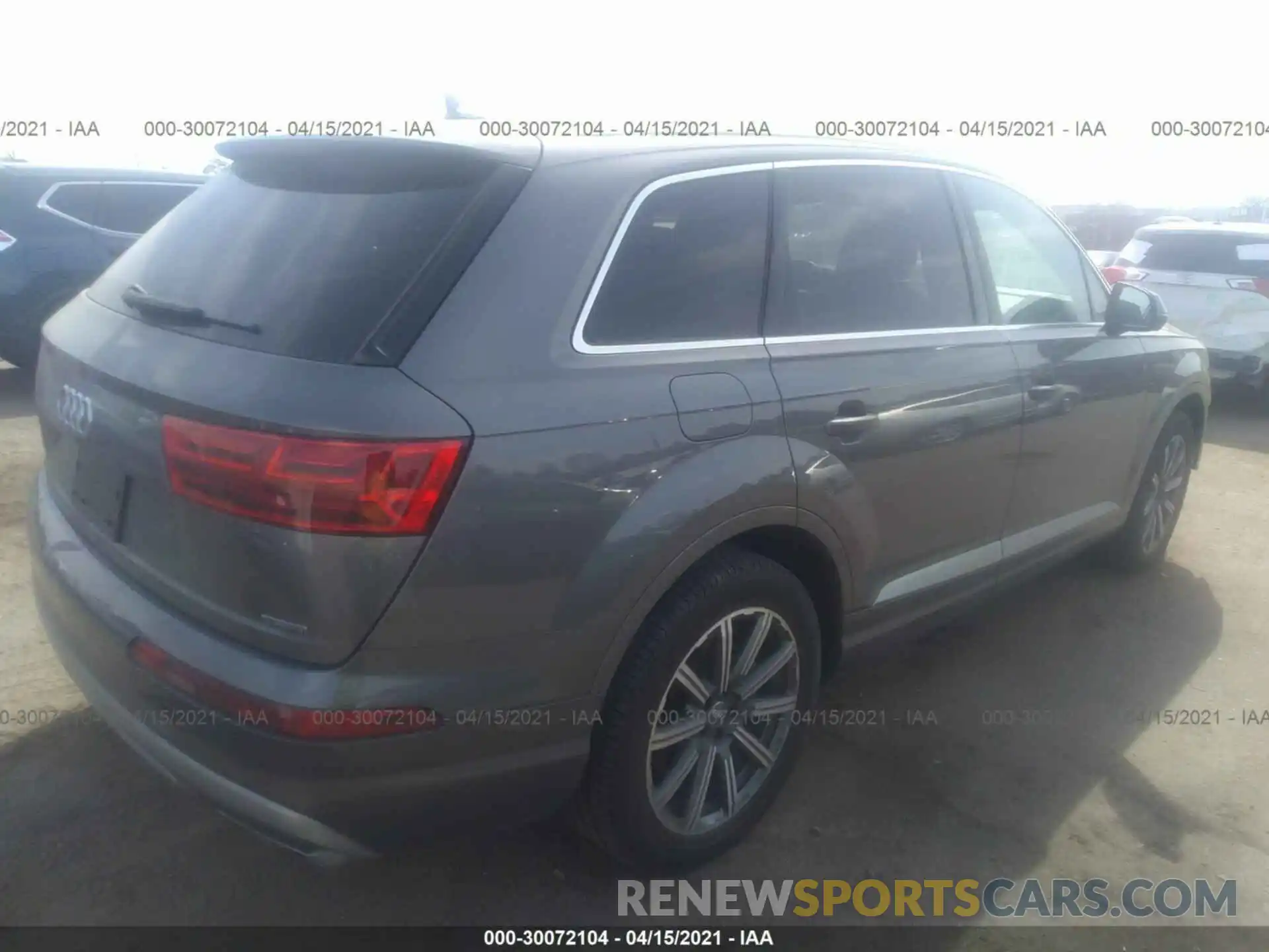 4 Фотография поврежденного автомобиля WA1LHAF76KD028133 AUDI Q7 2019