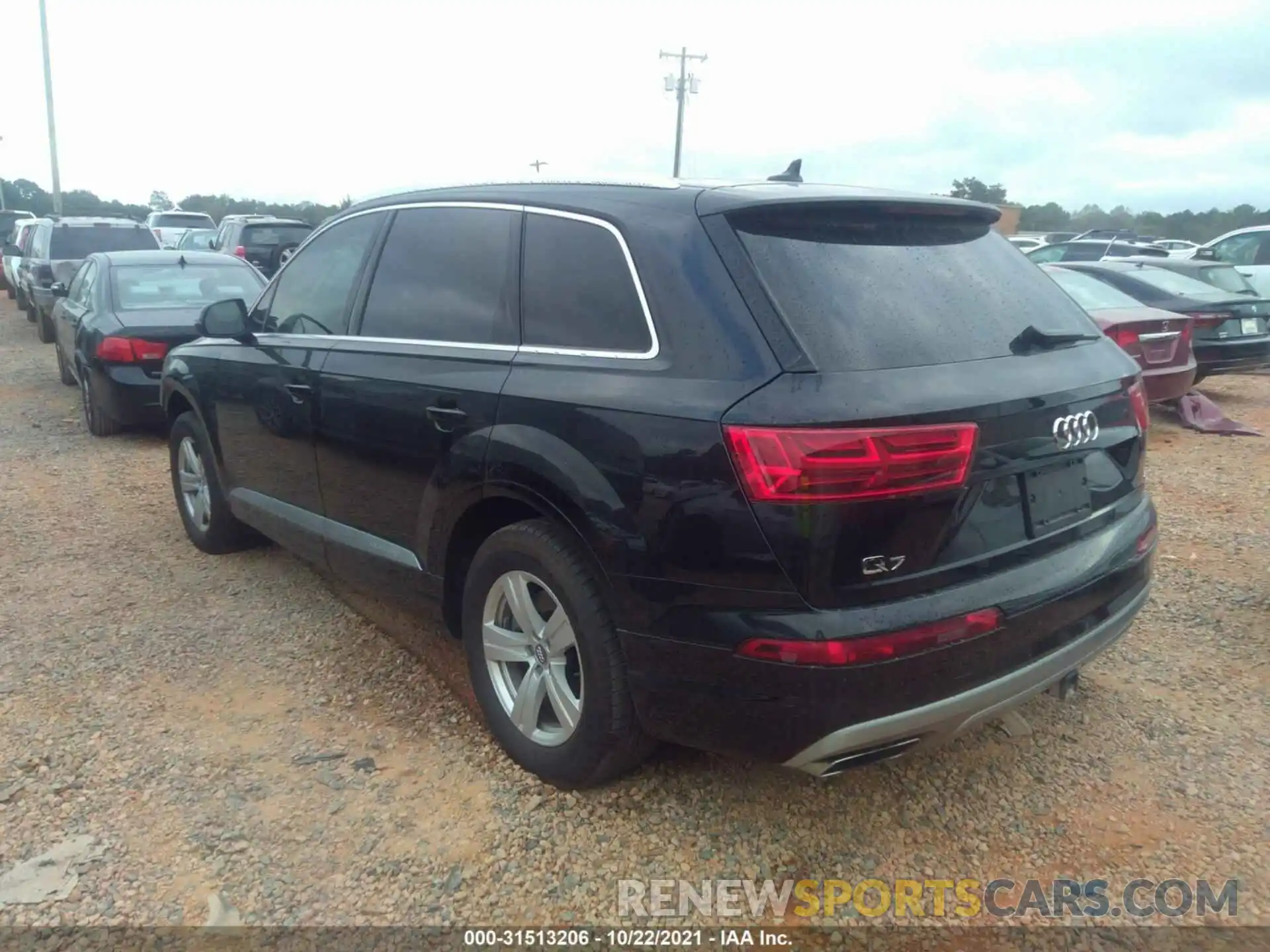 3 Фотография поврежденного автомобиля WA1LHAF76KD033445 AUDI Q7 2019