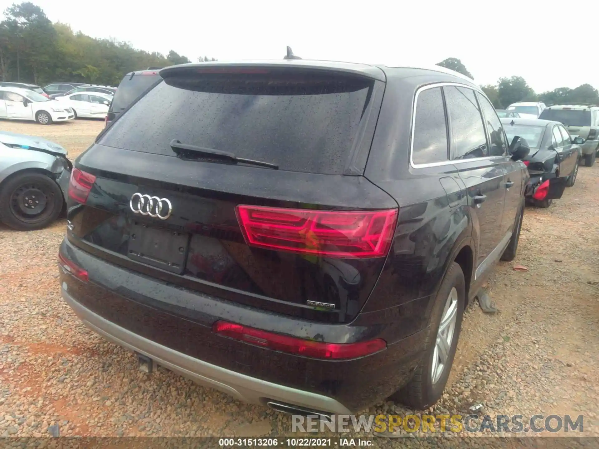 4 Фотография поврежденного автомобиля WA1LHAF76KD033445 AUDI Q7 2019