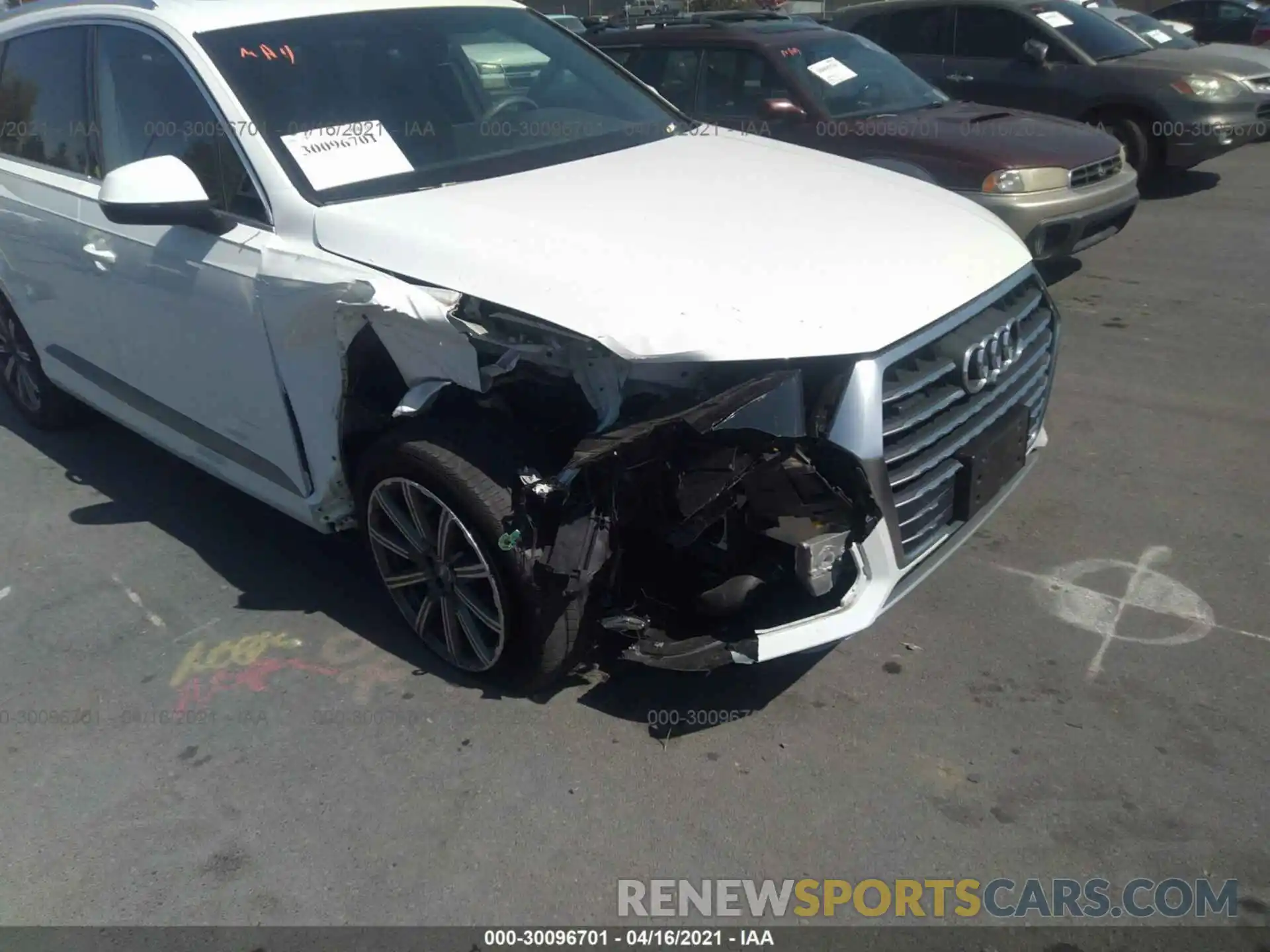 6 Photograph of a damaged car WA1LHAF76KD033980 AUDI Q7 2019