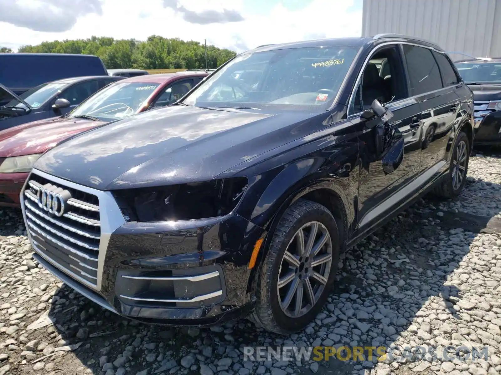 2 Photograph of a damaged car WA1LHAF77KD014466 AUDI Q7 2019