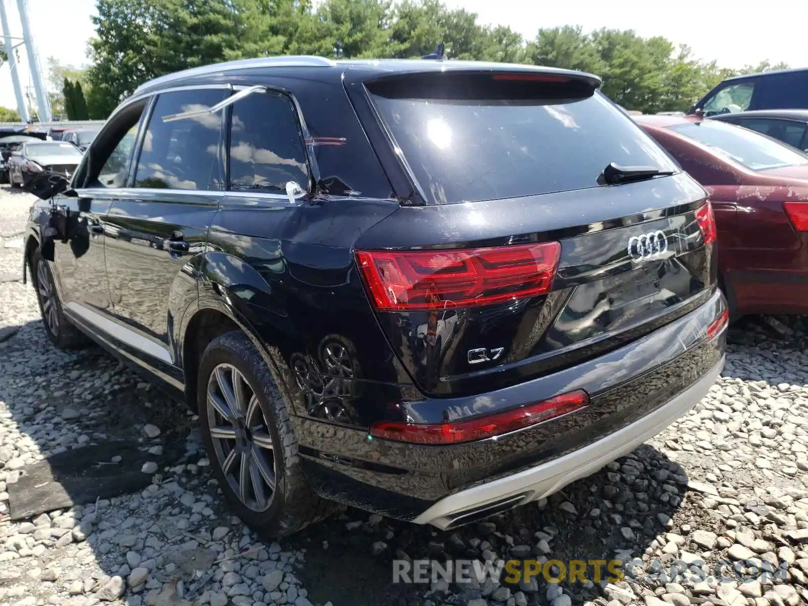 3 Фотография поврежденного автомобиля WA1LHAF77KD014466 AUDI Q7 2019