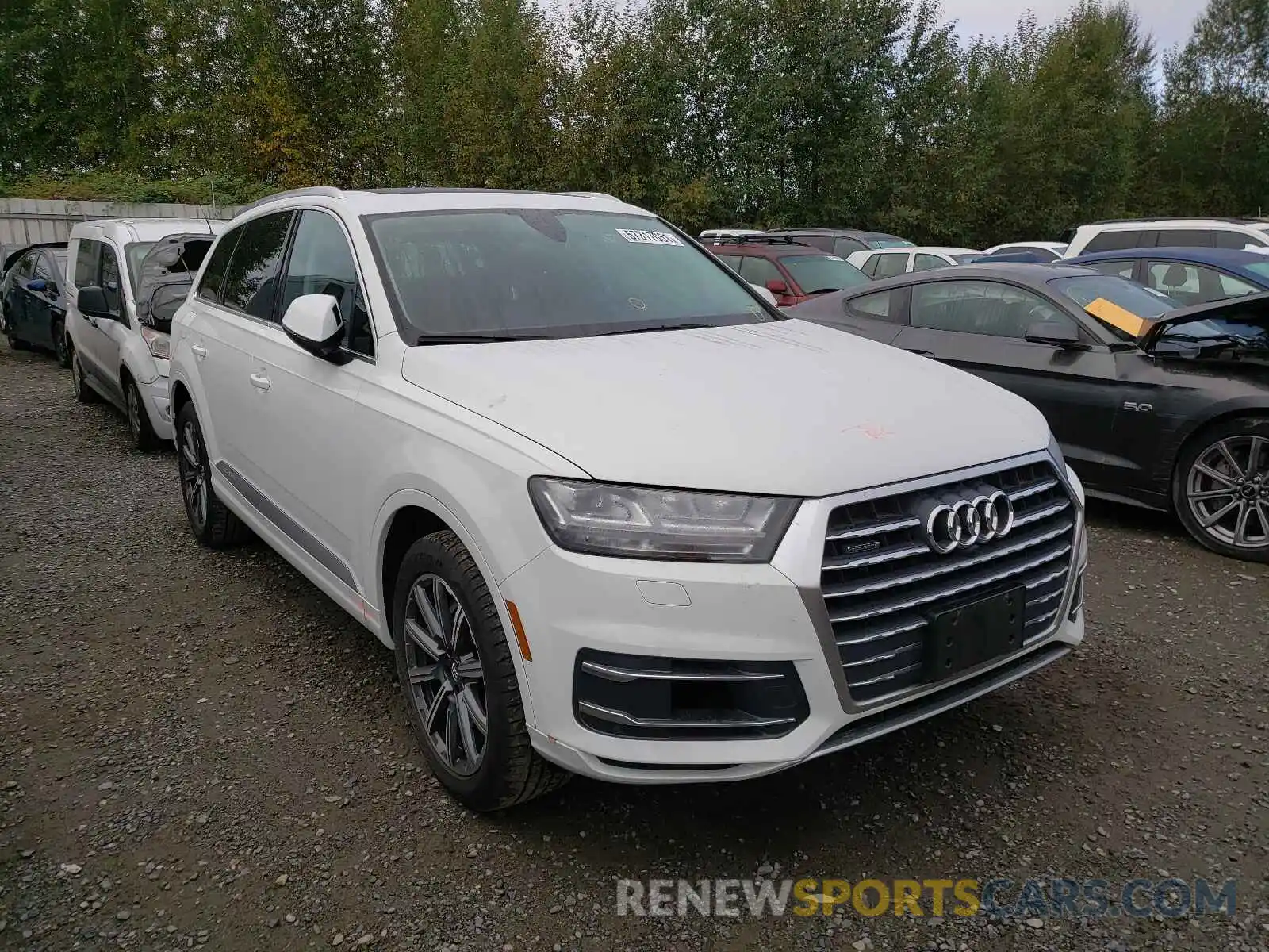 1 Фотография поврежденного автомобиля WA1LHAF77KD019439 AUDI Q7 2019