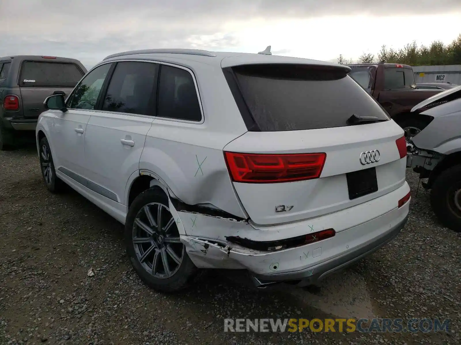 3 Фотография поврежденного автомобиля WA1LHAF77KD019439 AUDI Q7 2019