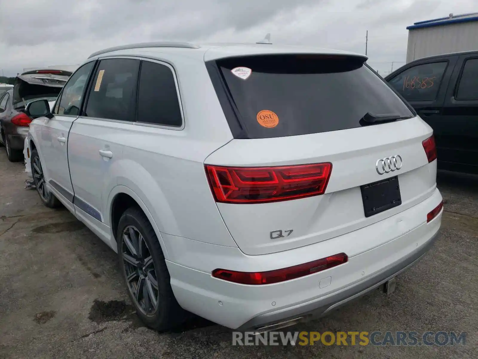 3 Фотография поврежденного автомобиля WA1LHAF77KD019988 AUDI Q7 2019