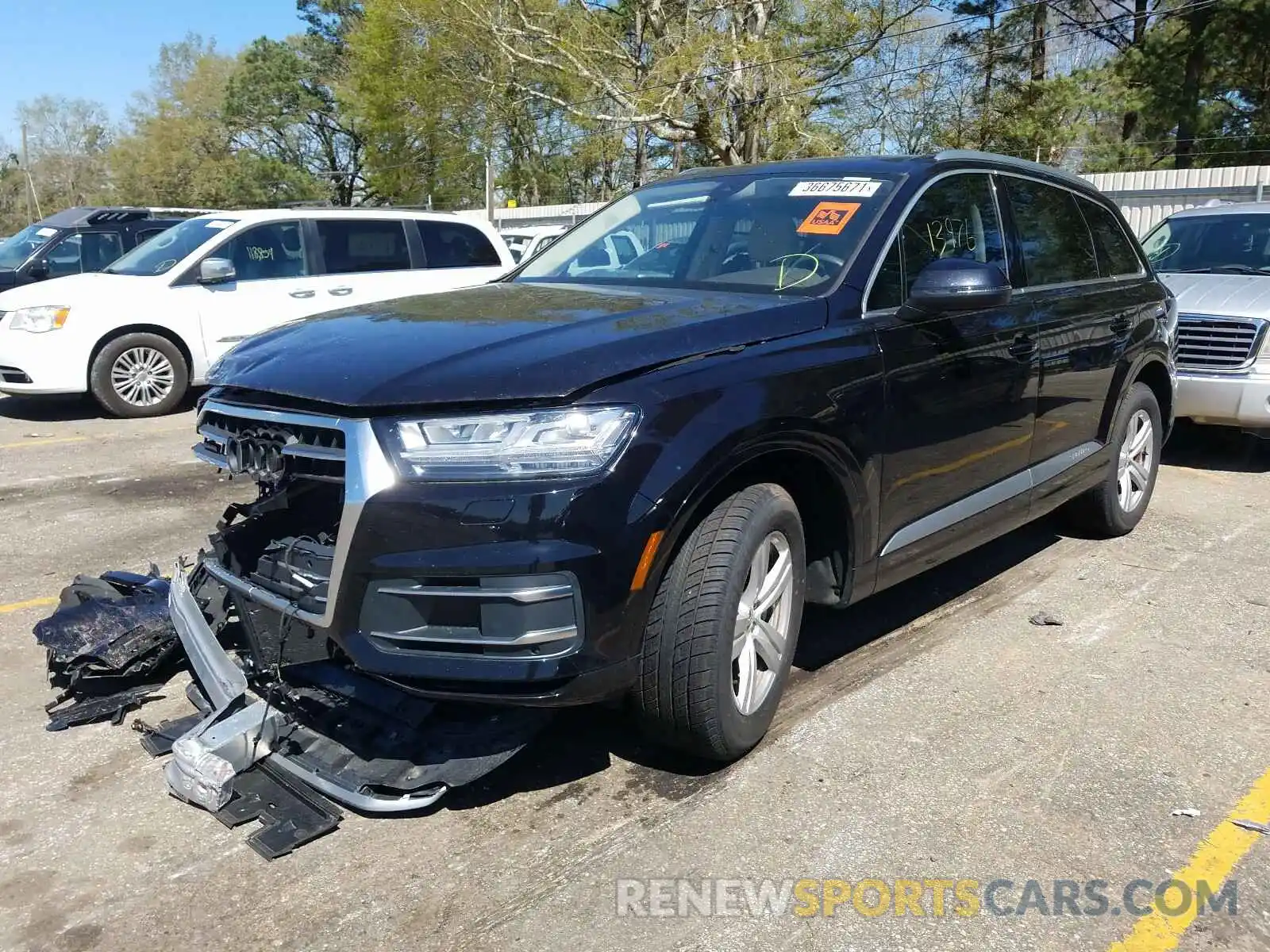 2 Photograph of a damaged car WA1LHAF77KD020803 AUDI Q7 2019