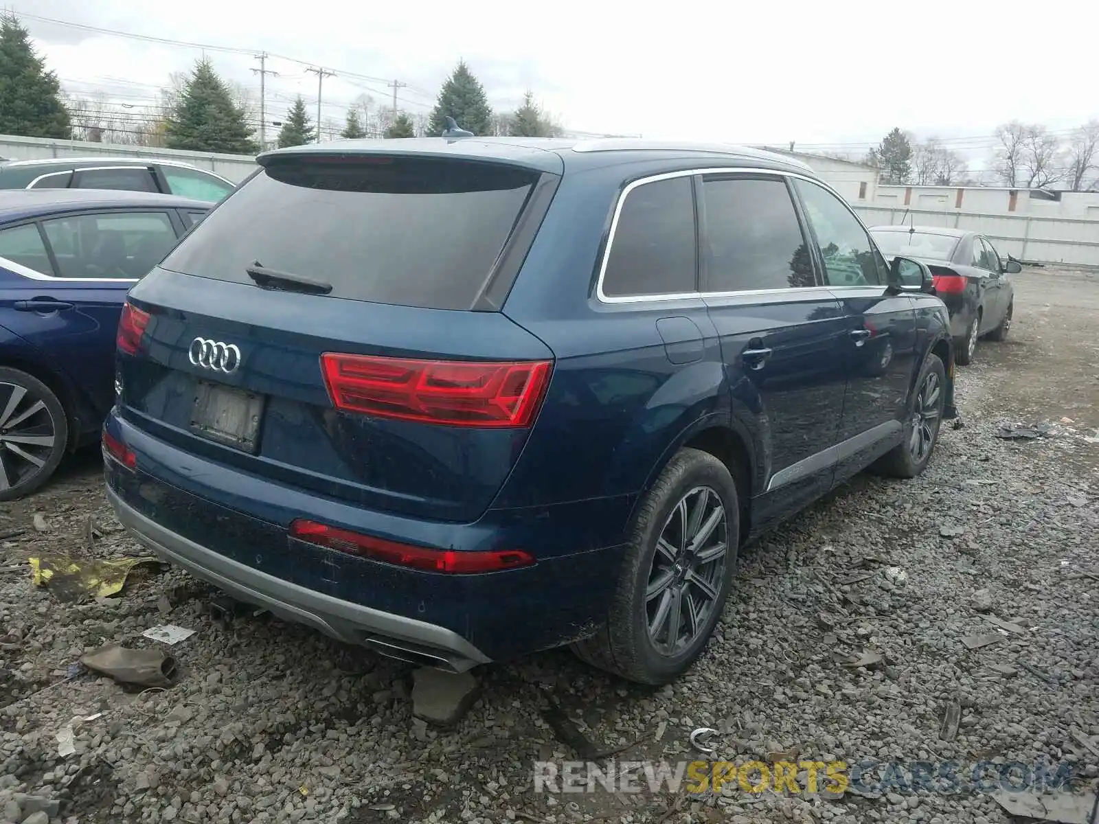 4 Фотография поврежденного автомобиля WA1LHAF77KD021188 AUDI Q7 2019