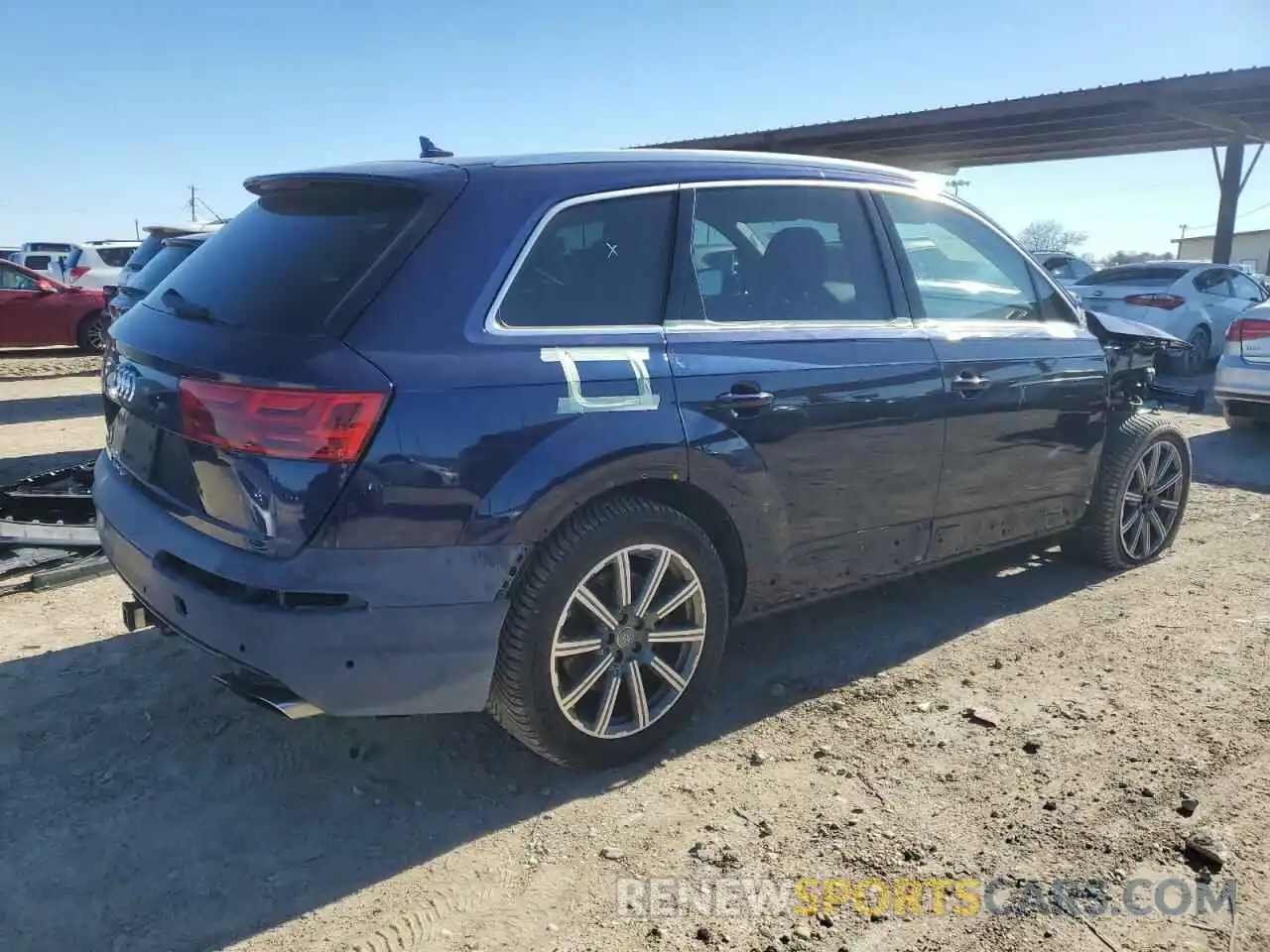 3 Фотография поврежденного автомобиля WA1LHAF77KD021319 AUDI Q7 2019