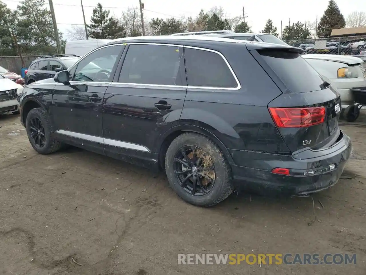 2 Фотография поврежденного автомобиля WA1LHAF77KD038136 AUDI Q7 2019