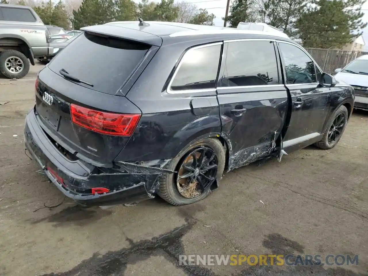 3 Фотография поврежденного автомобиля WA1LHAF77KD038136 AUDI Q7 2019