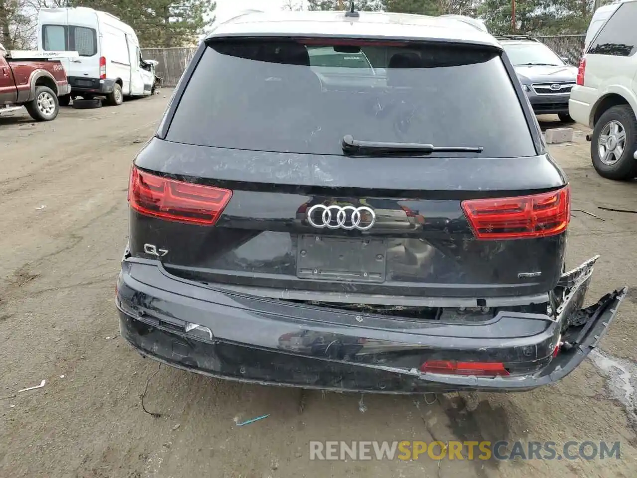 6 Photograph of a damaged car WA1LHAF77KD038136 AUDI Q7 2019