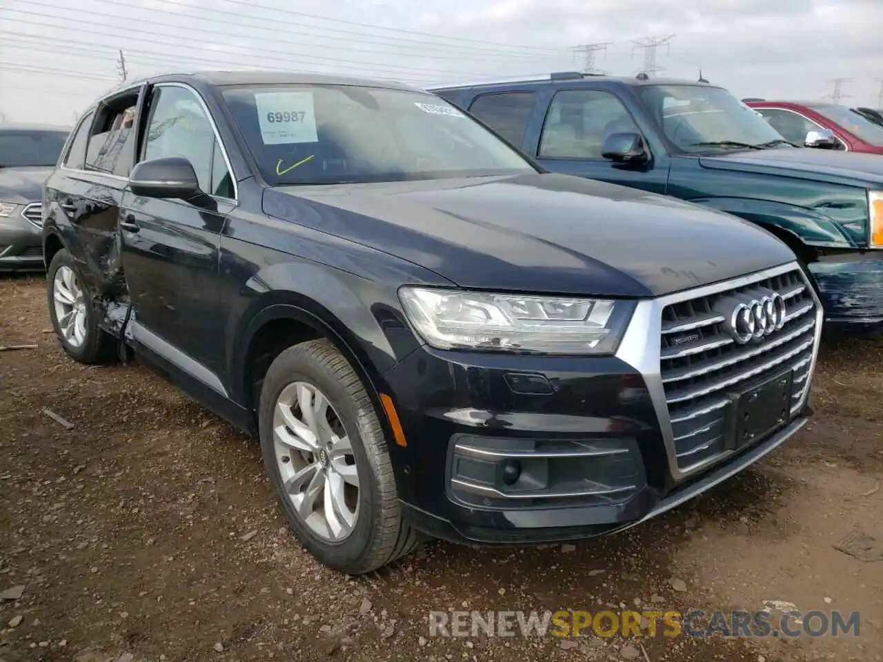 1 Photograph of a damaged car WA1LHAF78KD014878 AUDI Q7 2019