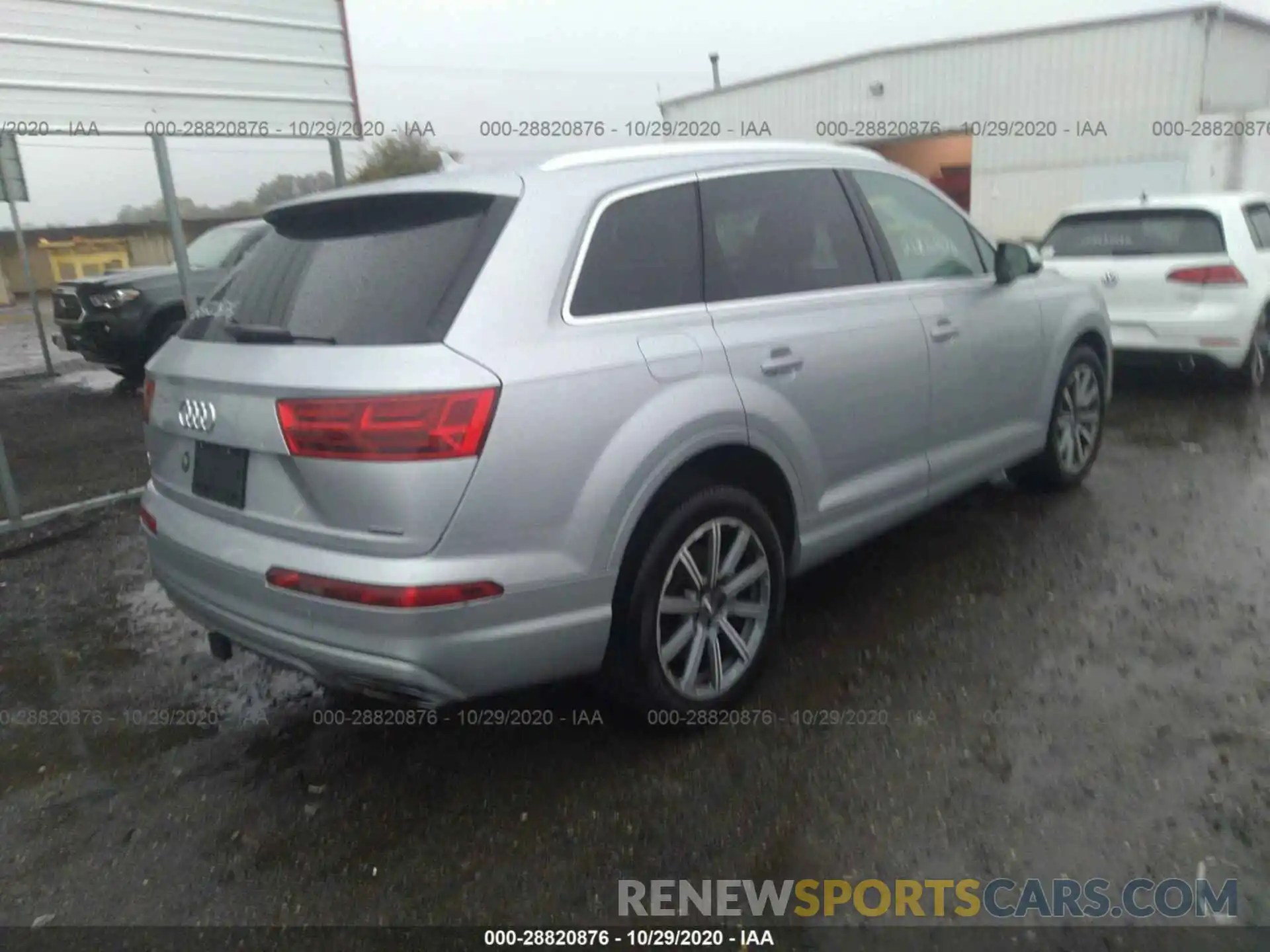 4 Фотография поврежденного автомобиля WA1LHAF78KD033690 AUDI Q7 2019