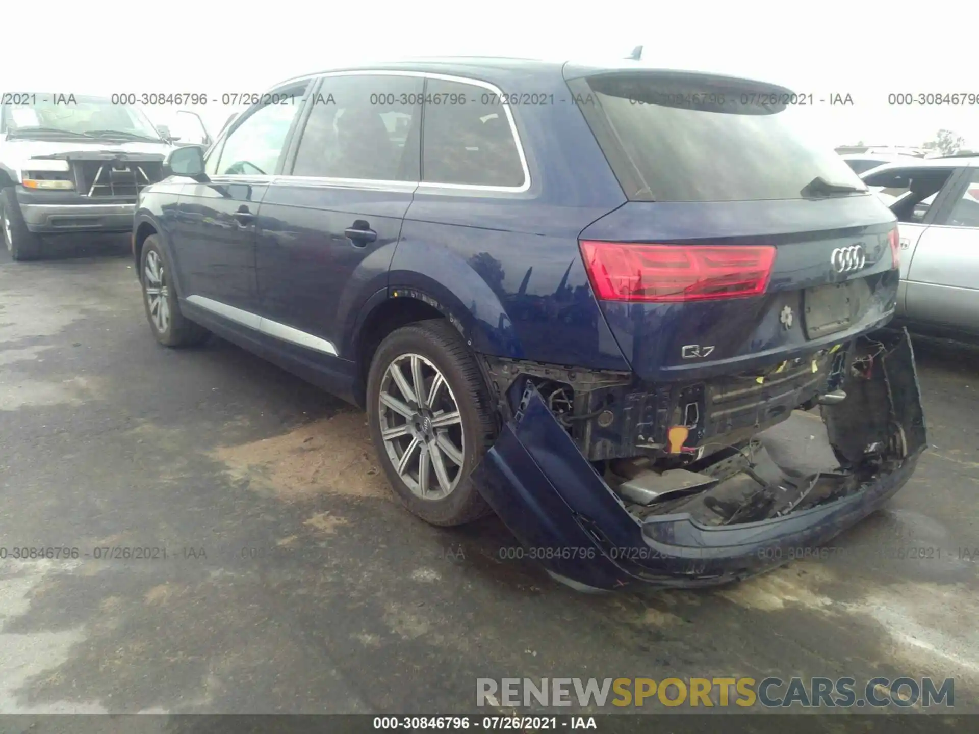 3 Photograph of a damaged car WA1LHAF78KD033866 AUDI Q7 2019