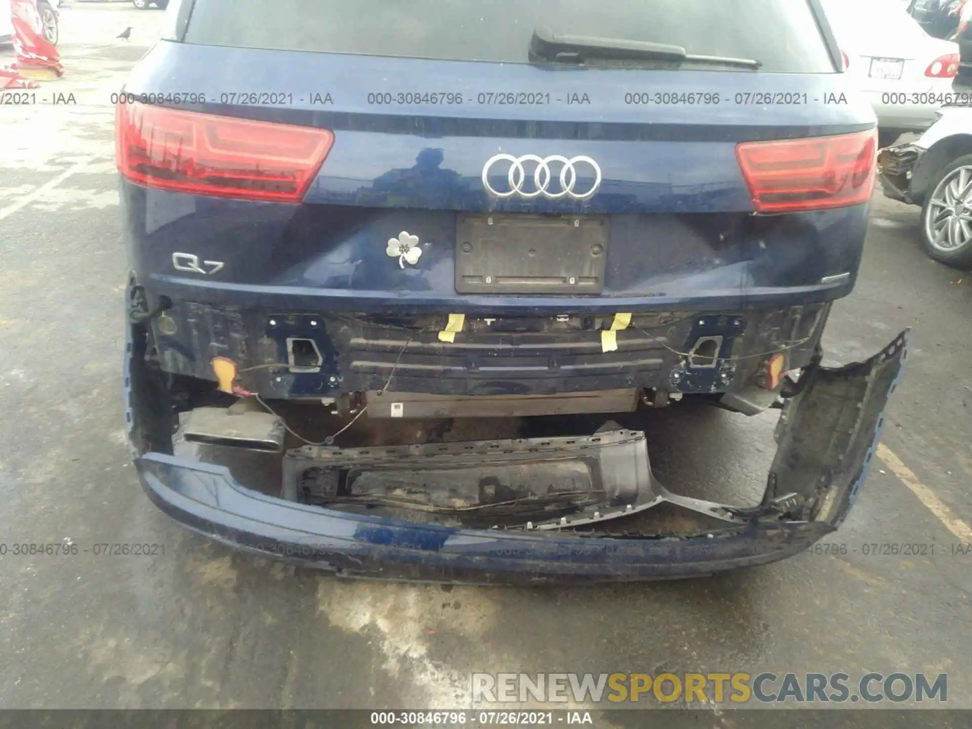 6 Photograph of a damaged car WA1LHAF78KD033866 AUDI Q7 2019