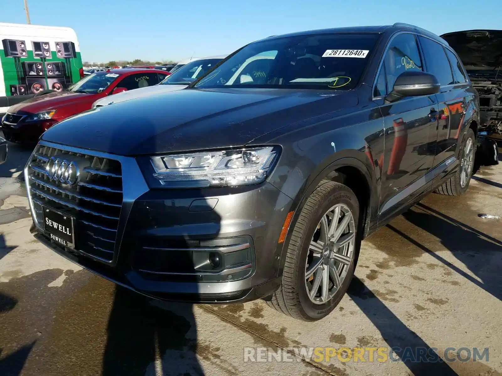 2 Фотография поврежденного автомобиля WA1LHAF78KD038016 AUDI Q7 2019