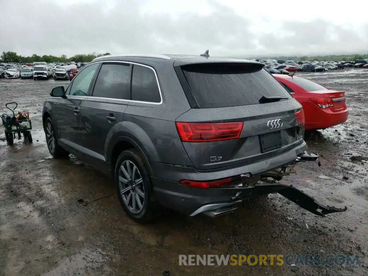 3 Фотография поврежденного автомобиля WA1LHAF78KD038064 AUDI Q7 2019