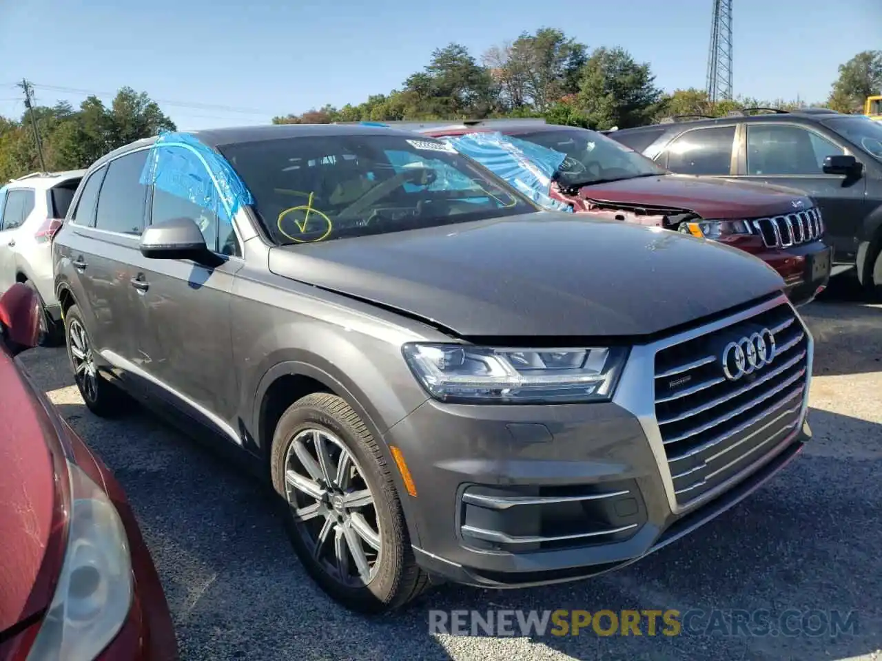 1 Photograph of a damaged car WA1LHAF78KD039277 AUDI Q7 2019