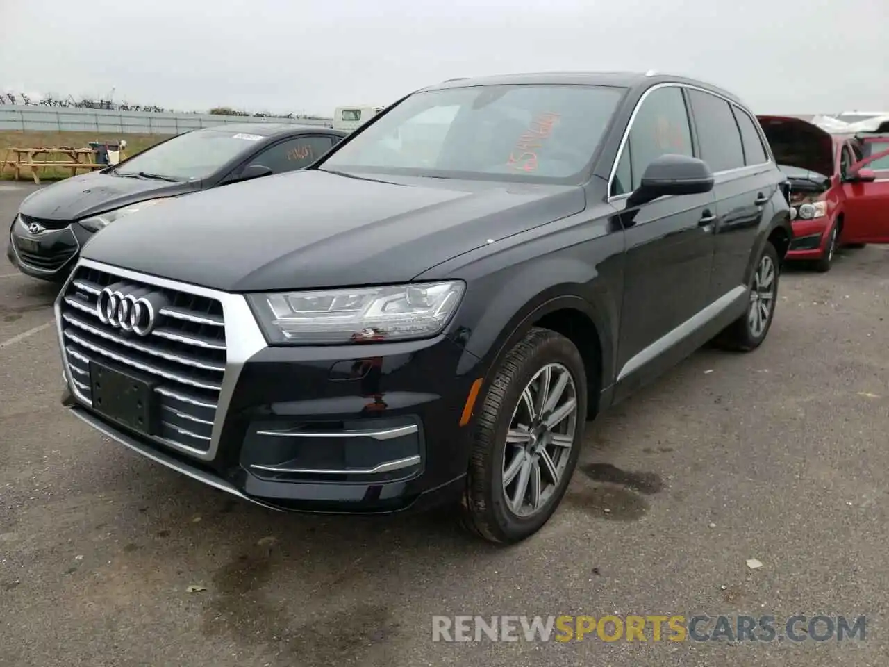 2 Фотография поврежденного автомобиля WA1LHAF78KD040333 AUDI Q7 2019