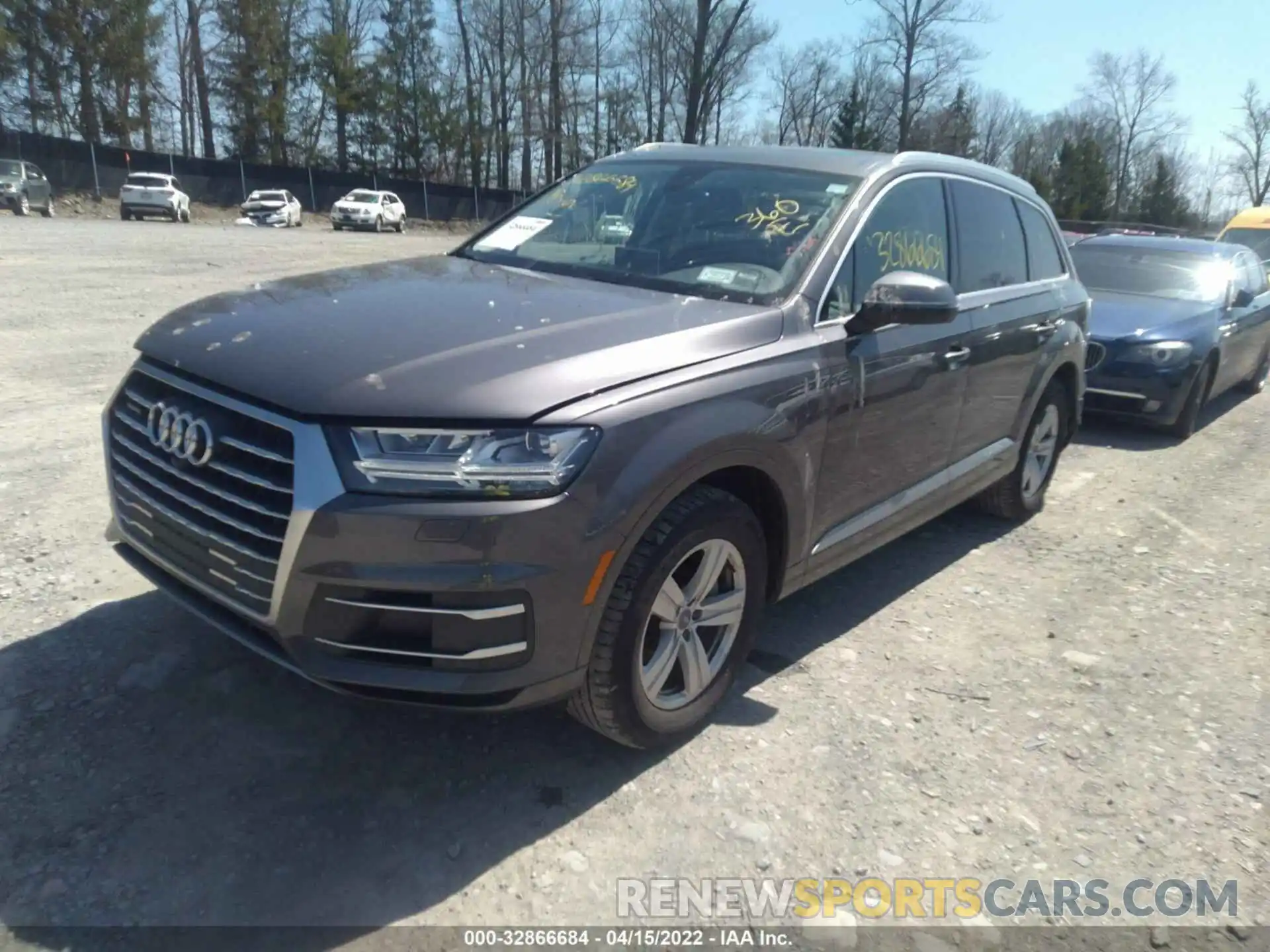 2 Фотография поврежденного автомобиля WA1LHAF79KD014534 AUDI Q7 2019