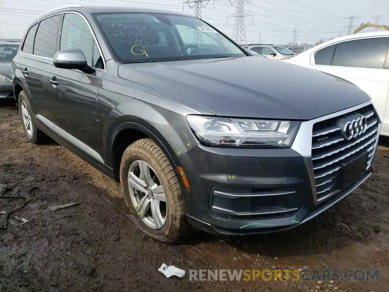 1 Фотография поврежденного автомобиля WA1LHAF79KD025307 AUDI Q7 2019