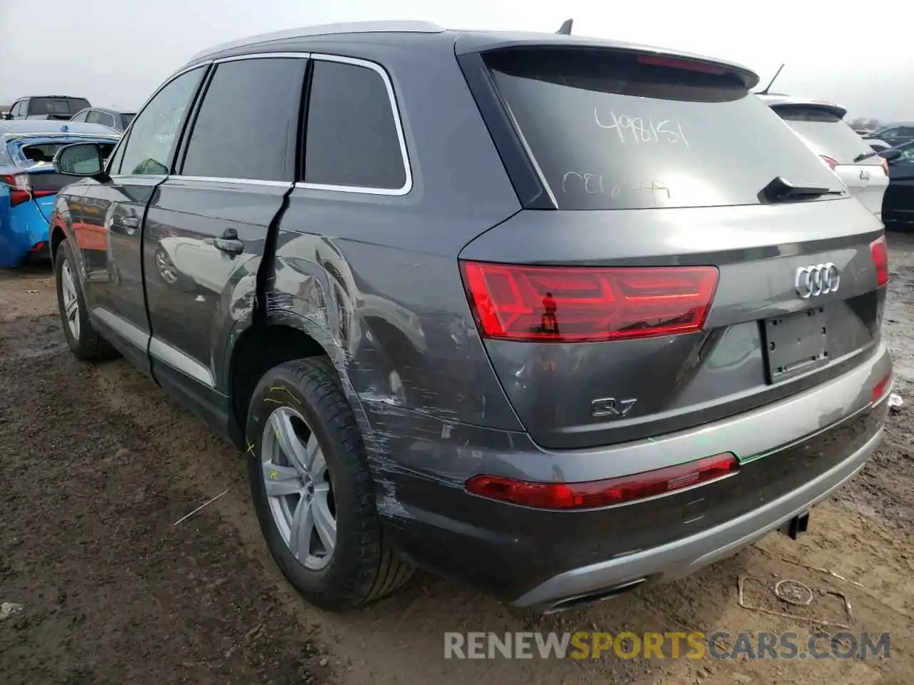 3 Фотография поврежденного автомобиля WA1LHAF79KD025307 AUDI Q7 2019