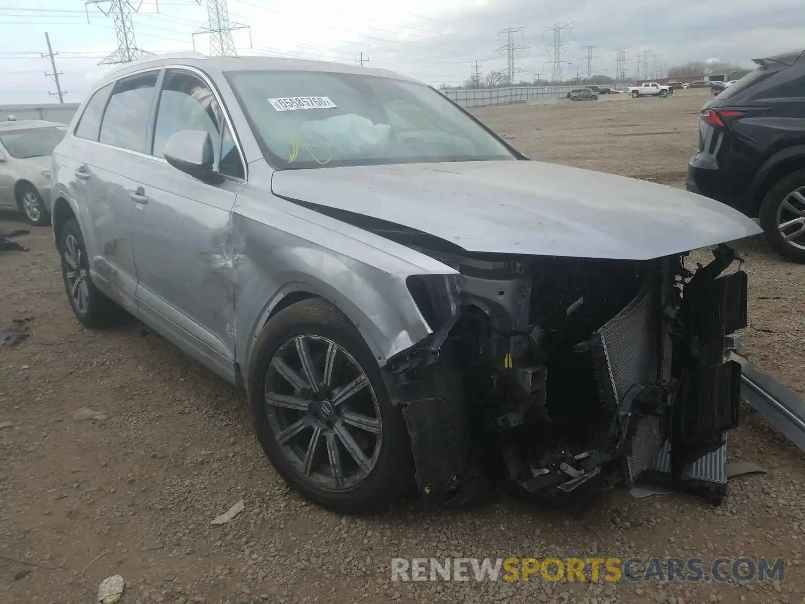 1 Photograph of a damaged car WA1LHAF79KD042205 AUDI Q7 2019