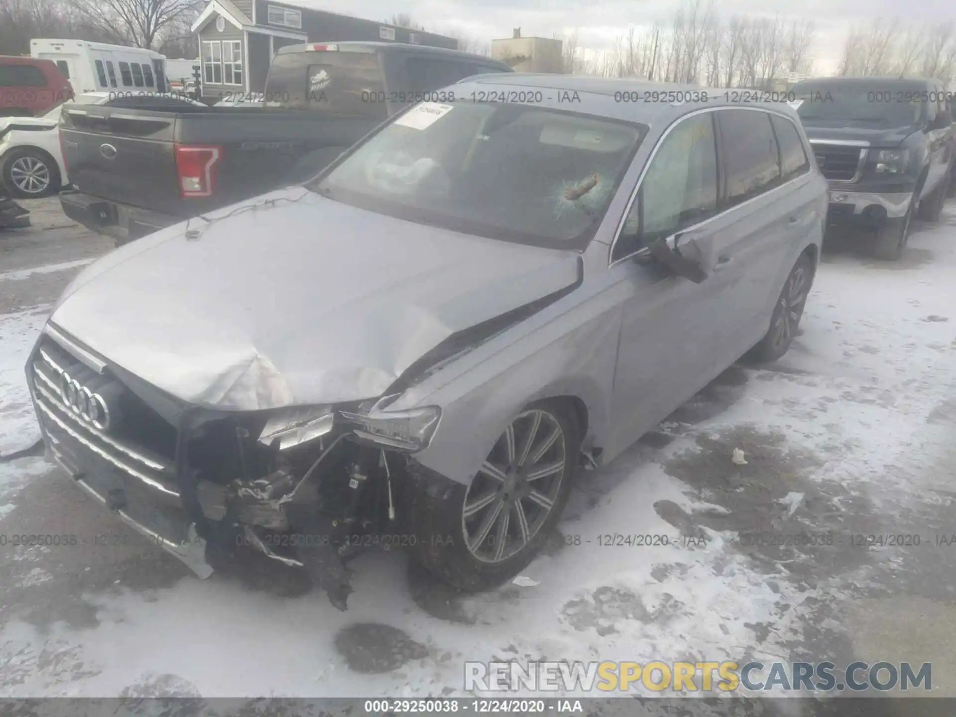 2 Фотография поврежденного автомобиля WA1LHAF79KD043919 AUDI Q7 2019