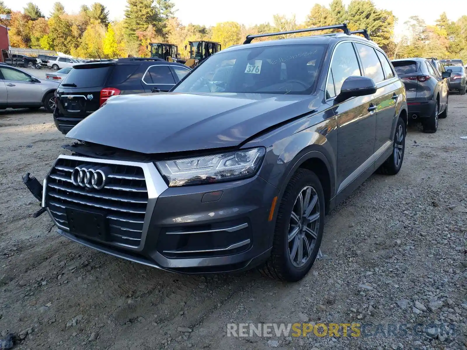 2 Фотография поврежденного автомобиля WA1LHAF79KD044603 AUDI Q7 2019