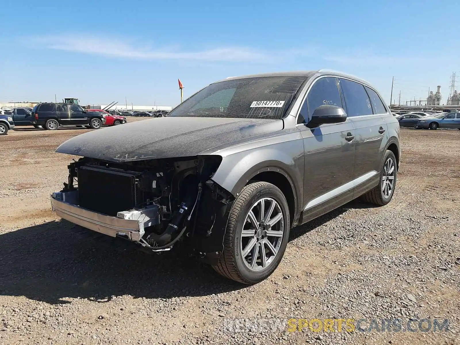 2 Фотография поврежденного автомобиля WA1LHAF79KD046643 AUDI Q7 2019