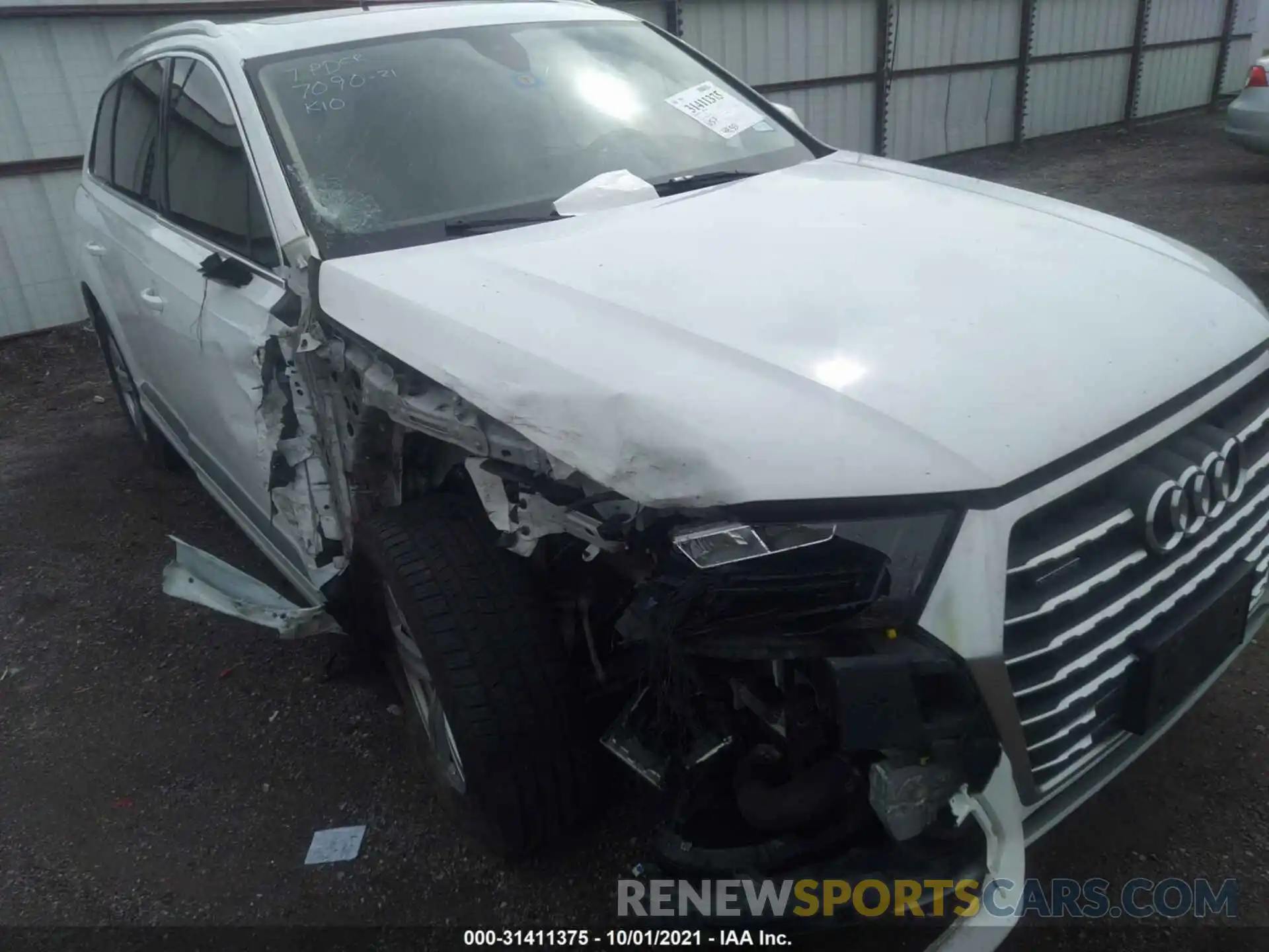 6 Photograph of a damaged car WA1LHAF7XKD024053 AUDI Q7 2019