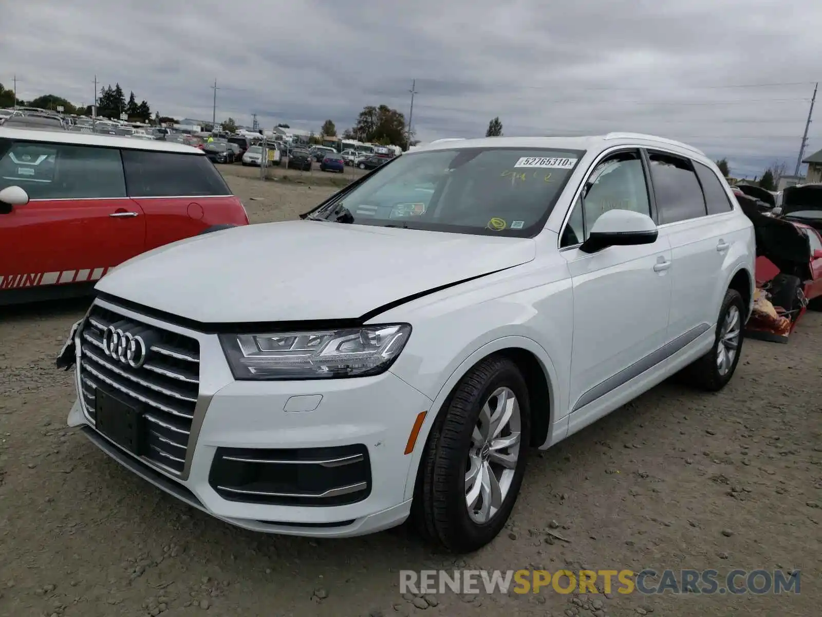 2 Photograph of a damaged car WA1LHAF7XKD040012 AUDI Q7 2019