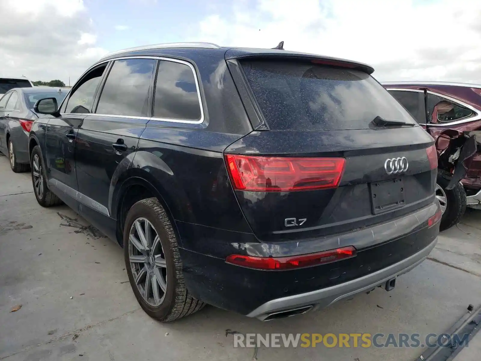 3 Фотография поврежденного автомобиля WA1LHAF7XKD042312 AUDI Q7 2019