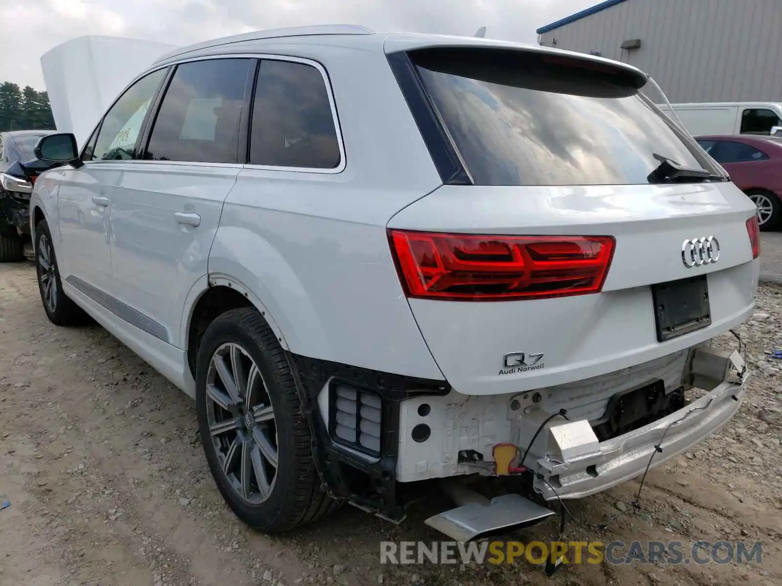 3 Фотография поврежденного автомобиля WA1LHAF7XKD043850 AUDI Q7 2019