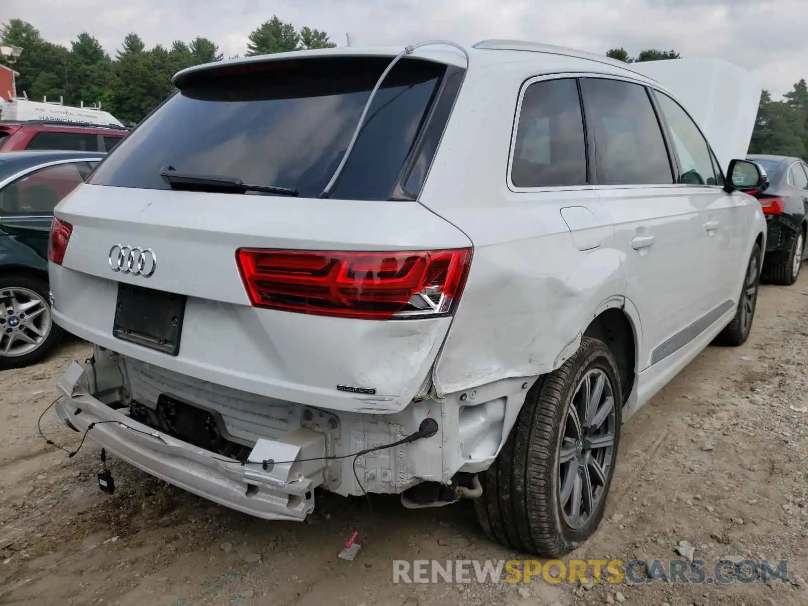 4 Фотография поврежденного автомобиля WA1LHAF7XKD043850 AUDI Q7 2019