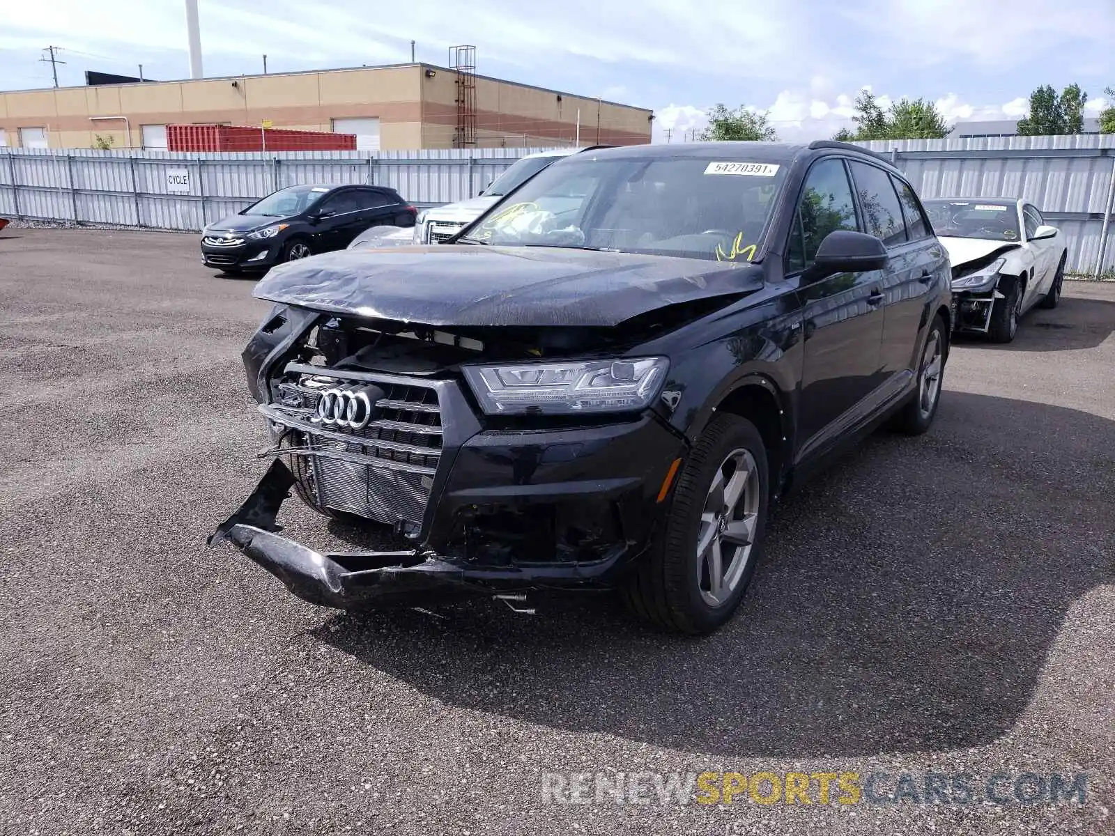 2 Photograph of a damaged car WA1MAAF77KD000351 AUDI Q7 2019