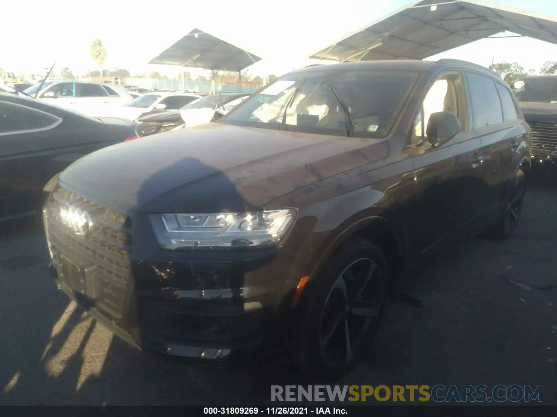 2 Фотография поврежденного автомобиля WA1VAAF70KD001426 AUDI Q7 2019