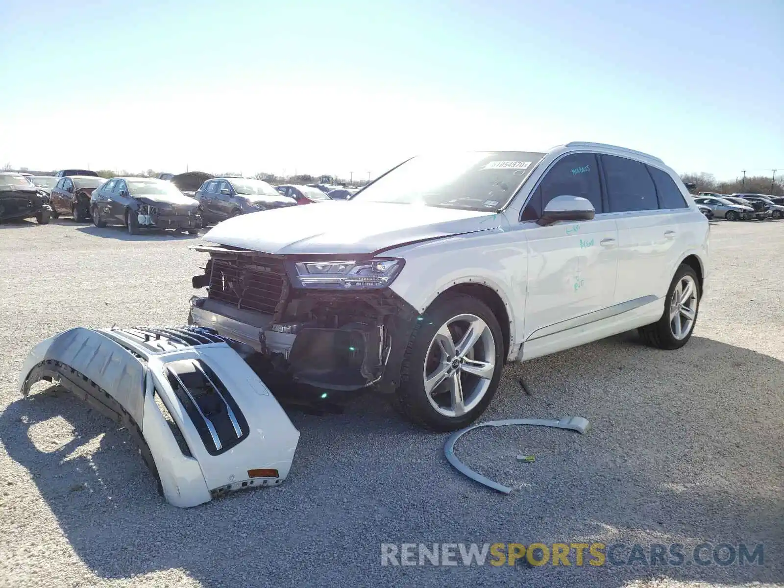 2 Photograph of a damaged car WA1VAAF70KD004049 AUDI Q7 2019