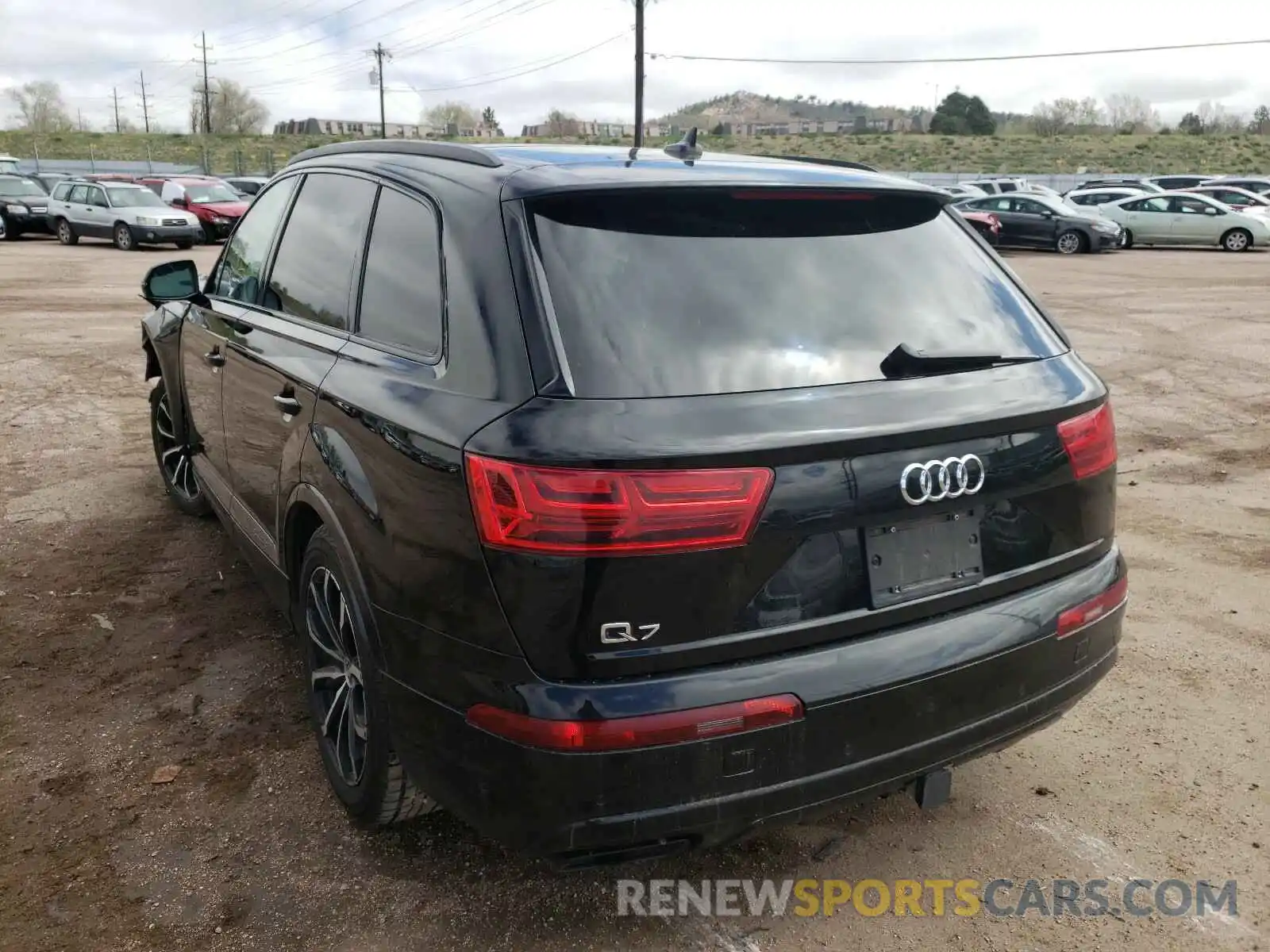 3 Фотография поврежденного автомобиля WA1VAAF70KD009722 AUDI Q7 2019