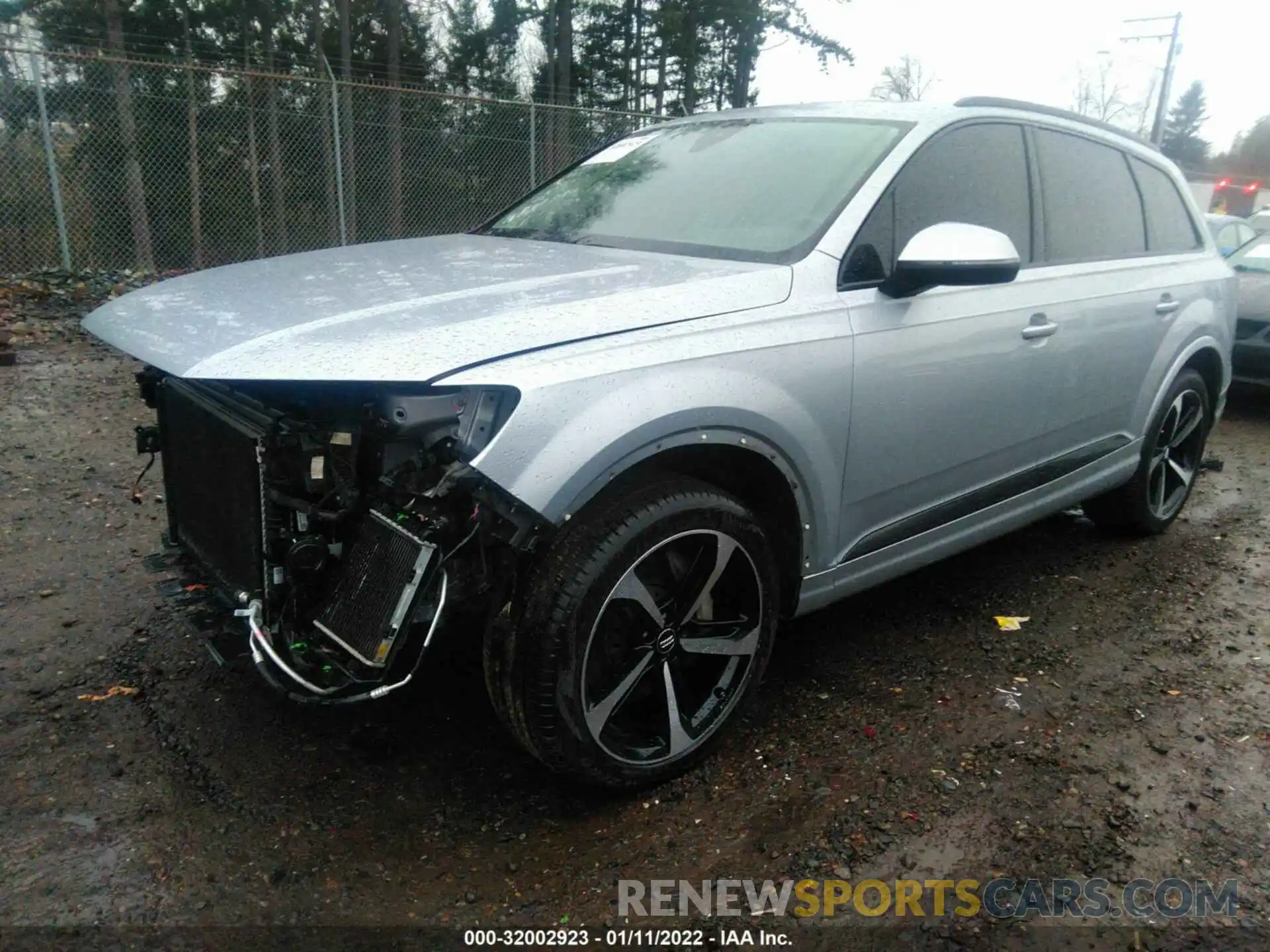 2 Photograph of a damaged car WA1VAAF70KD022390 AUDI Q7 2019