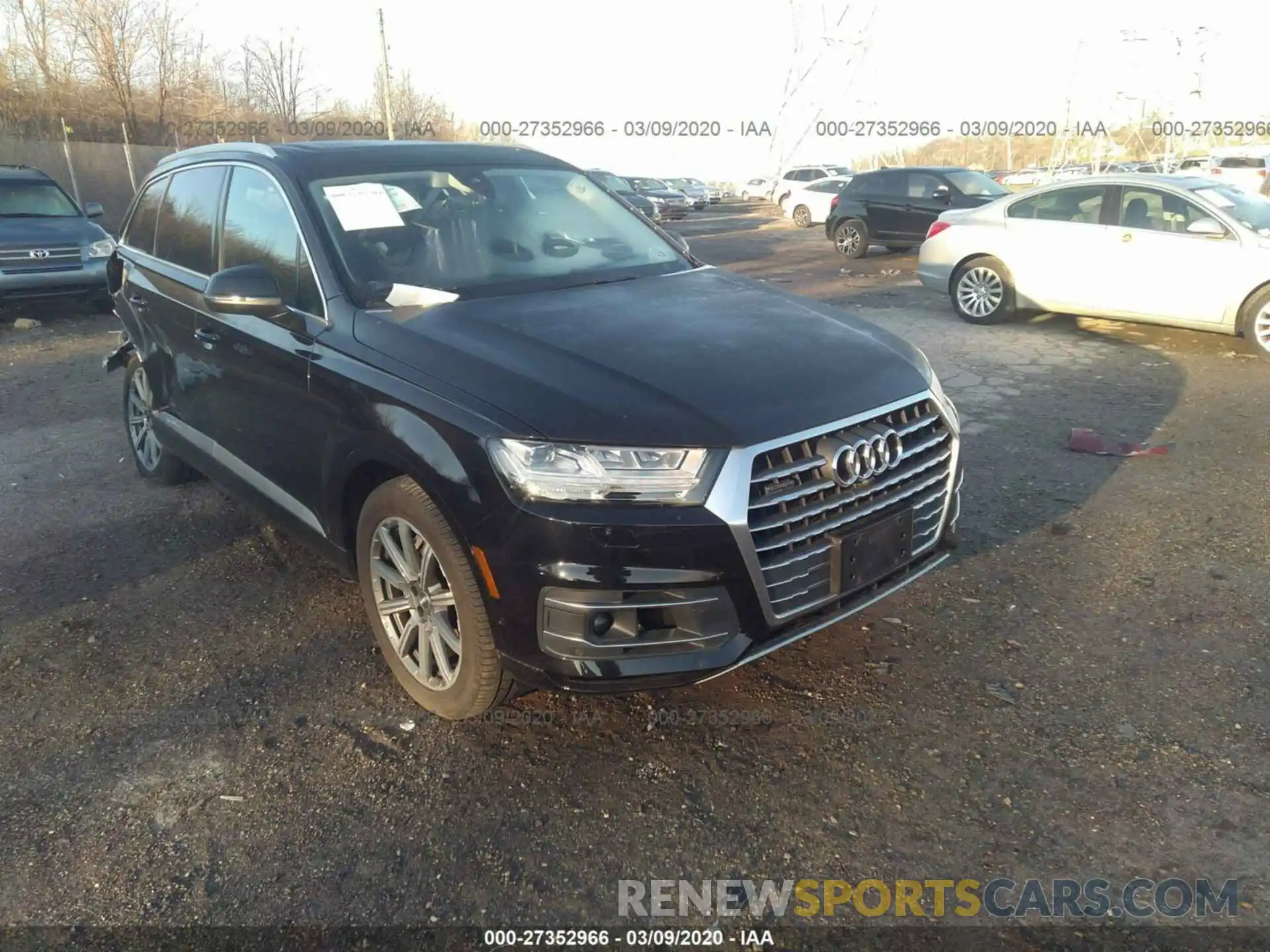 1 Фотография поврежденного автомобиля WA1VAAF71KD001287 AUDI Q7 2019