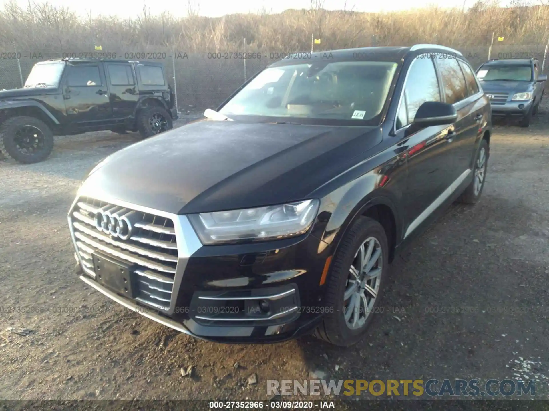 2 Фотография поврежденного автомобиля WA1VAAF71KD001287 AUDI Q7 2019