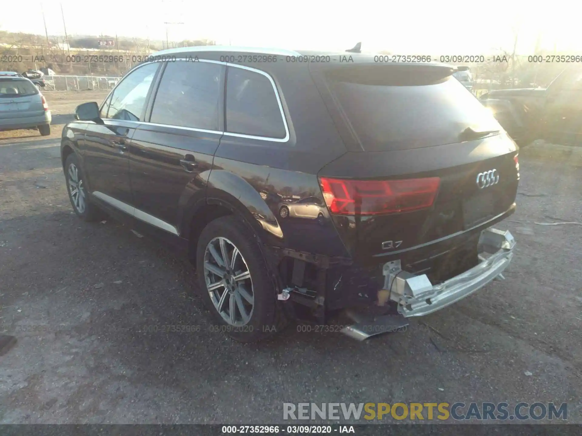 3 Photograph of a damaged car WA1VAAF71KD001287 AUDI Q7 2019