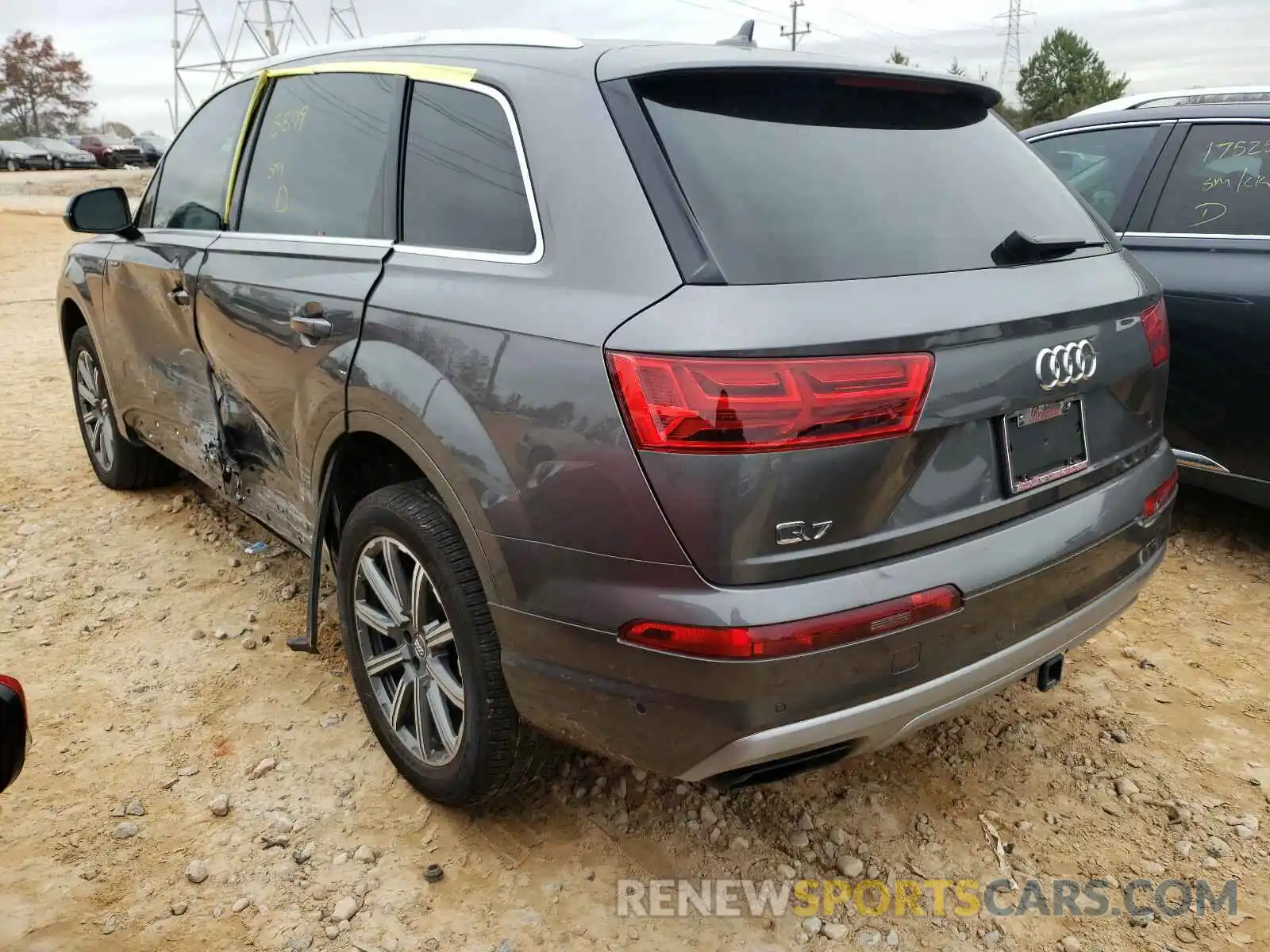 3 Фотография поврежденного автомобиля WA1VAAF71KD001693 AUDI Q7 2019