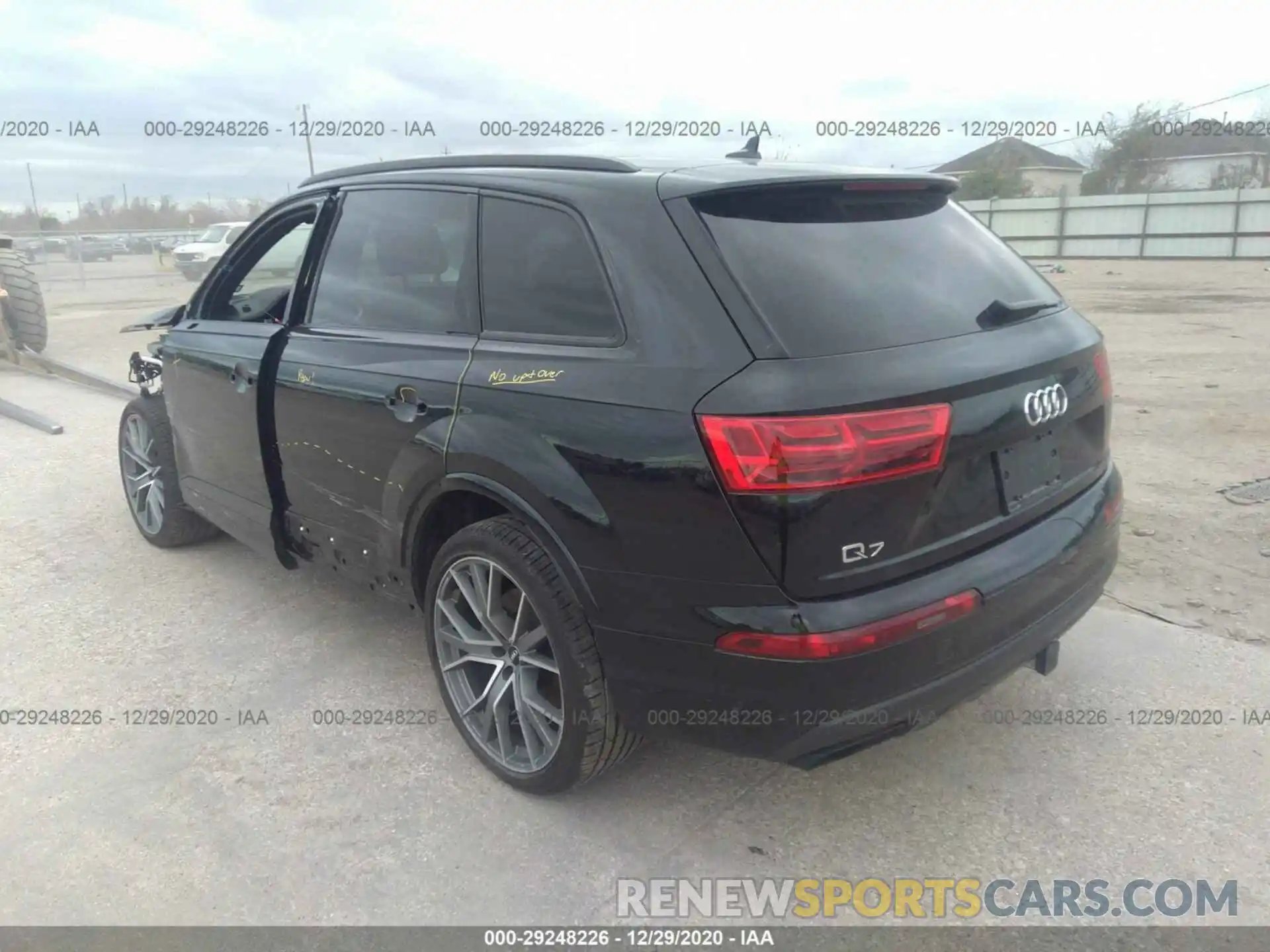 3 Фотография поврежденного автомобиля WA1VAAF71KD007316 AUDI Q7 2019