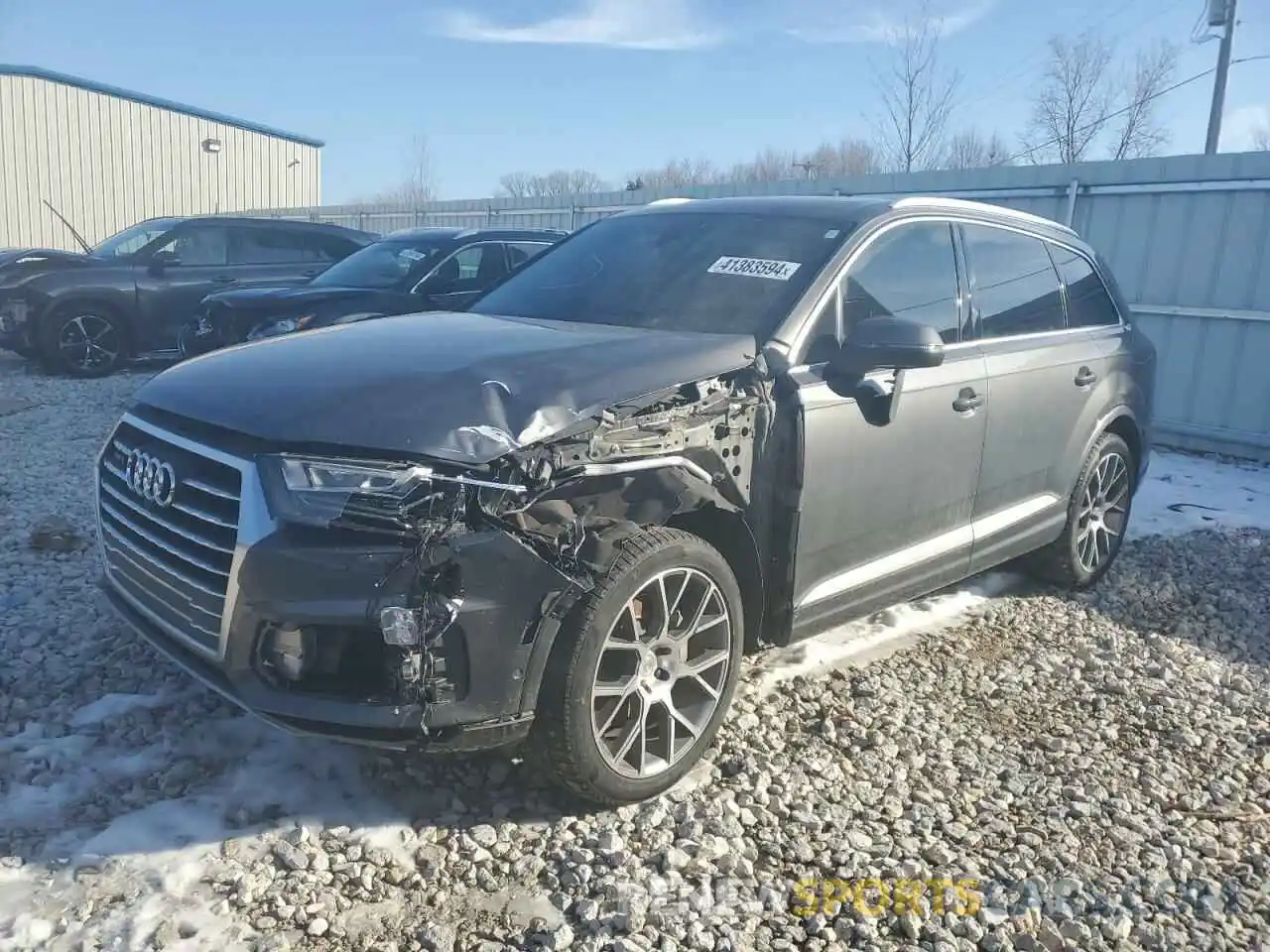 1 Photograph of a damaged car WA1VAAF71KD015478 AUDI Q7 2019